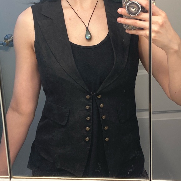 Love Tree Y2K Black Vest - Picture 4 of 13